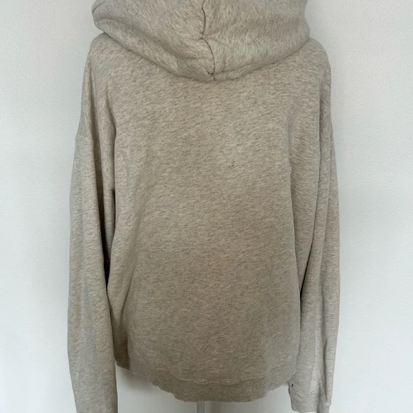 John Elliott Gray hooded Sweatshirt Soft Relaxed Fit - Picture 3 of 10